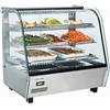 COOL HEAD Espositore vetrina calda con 3 ripiani e vetro curvo - Cm 69.2 x 58.2 x 68.5 h