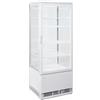 COOL HEAD Vetrina refrigerata - Capacita Lt 98 - N. 4 lati vetro - cm 42.8 x 38.6 x 111h