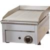 AMITEK Fry top a gas con piano rigato cm 32.5 x 40 - Da banco