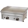 AMITEK Fry top a gas con piano liscio cm 58.5x40 - Da banco