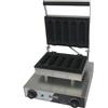 D.L. SERVICE Piastra waffel professionale per cialda cm 16 x 10 x 3.2 h