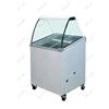 TECFRIGO Vetrina gelateria - N. 3 o 6 vaschette - cm 71.9 x 61.5 x 129.6h