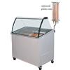 TECFRIGO Vetrina gelateria - N. 3 o 6 vaschette - cm 154.8 x 61.5 x 129.6h