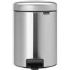 BRABANTIA PATTUMIERA A PEDALE, 5 LT NEWICON ACCIAIO SATINATO