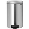 BRABANTIA PATTUMIERA A PEDALE, 12 LT NEWICON ACCIAIO SATINATO