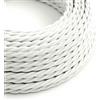 STANDARD & CUSTOM S.R.L. Cavo treccia seta 3Gx0,75mmq (bianco) - TSD3075BIM