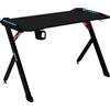 GielleService TAVOLO GAMING MUVIP PRO1200 in Fibra di Carbonio con Luce RGB Solido