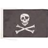 AZ FLAG Bandiera Pirata Teschio 45x30 cm - Bandierina Dei Pirati 30 x 45 cm Cordicelle