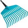 Gardena Scopa combinata: Il rastrello Leggero e maneggevole per Piccoli Giardini, Denti in plastica di Alta qualità, Larghezza 27 cm, Adatto a Tutte Le Maniglie CS (3105-20)