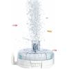boxtech Filtro in Spugna biochimica per Acquario con Pietra d'Aria Spugna Filtro bio-Silenzioso Ultra-Sottile Tonda azionata ad Aria per Acquario Nano di gamberetti