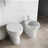 Sanitari filomuro a terra serie Meridian wc e bidet, Roca, Arcshop