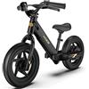 Ybike bici elettrica per bambini dai 3 ai 5 anni, bici elettrica con sedile regolabile, bici elettrica per bambini da 12 pollici per bambini ragazzi e ragazze