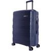 Coronel Tapiocca Colonel Tapioca - Valigia media 4 ruote a 360° - Valigie da viaggio 64 cm - Valigie medie in polipropilene - Valigie da viaggio resistenti con lucchetto a combinazione, Marino, 64x45x25 cm, Valigie da