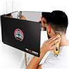LIPFISBARBERSHOP.COM Specchio da taglio a 360 gradi - Altezza regolabile con ganci - Specchio pieghevole a 3 lati - Spechio da barbiere - Spechio da parrucchiere per uomo - Specchioo trittico da barbiere