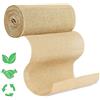 Gotanc Runner tavola in Iuta 30CM*15M, Naturale Juta Rotolo Marrone, per Eventi, Decorazione da Tavolo per Interni ed Esterni, Matrimoni, la Casa di Natale e Produzione fai da te, Vintage Juta