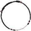 BECAT Bracciale Corda Nero Fortunata Signore Uomini Filo Yoga con Nodo di Bambù Intrecciato Corda Rossa Amicizia, Talismano, Bracciale dei Desideri Crescente Intrecciato Porta Felicità e Prosperità