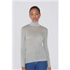 Tezenis Maglia Collo Alto In Viscosa E Lana Merino Donna Grigio