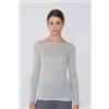 Tezenis Maglia Con Scollo A Barchetta In Viscosa E Lana Merino Donna Grigio