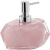 Gedy Chanelle Dosatore di sapone, resina, Rosa, 7,8 x 11,5 x 12,6