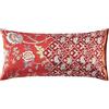 Bassetti Vicenza 9325882 - Federa per cuscino, 100% raso di cotone, colore rosso, R1, dimensioni: 40 x 80 cm