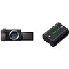 Sony Alpha 6700 Fotocamera mirrorless APS-C (autofocus basato sull'intelligenza artificiale, stabilizzazione d'immagine a 5 assi) + NP-FZ100