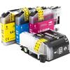 4 Cartucce Brother LC-22E Multipack Nero + Colore compatibile