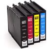 4 Cartucce Epson T7555 Multipack Nero + Colore compatibile per Epson WORKFORCE PRO WF-8090DTWC
