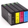 4 Cartucce Epson T7895 Multipack Nero + Colore compatibile