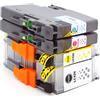 4 Cartucce Brother LC-426 Multipack Nero + Colore compatibile