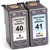 2 Cartucce Canon 0615B043 Multipack Nero + Colore compatibile per Canon PIXMA IP1700