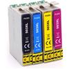 4 Cartucce Epson C13T09R64010 Multipack Nero + Colore compatibile