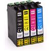 4 Cartucce Epson C13T10H64010 Multipack Nero + Colore compatibile