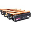 4 Toner Hp 508X-SERIE Multipack Nero + Colore compatibile