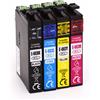 4 Cartucce Epson T03A6 Multipack Nero + Colore compatibile per Epson EXPRESSION HOME XP-2100