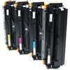 4 Toner Hp 410X-SERIE Multipack Nero + Colore compatibile