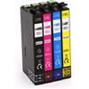 4 Cartucce Epson T05H6 Multipack Nero + Colore compatibile