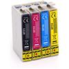 4 Cartucce Epson T0715 Multipack Nero + Colore compatibile per Epson STYLUS OFFICE BX300F