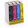 4 Cartucce Epson T0715 Multipack Nero + Colore compatibile per Epson STYLUS SX210