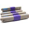 4 Toner Oki 449735 Multipack Nero + Colore compatibile