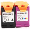 2 Cartucce Hp X4D37AE Multipack Nero + Colore compatibile per Hp ENVY 4522 AIO