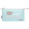 Grupo Erik: Astuccio Pusheen Scuola 3 Scomparti | Foodie Collection, Gatto, Cancelleria