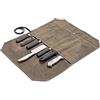 YWYHHM Borsa portacoltelli da cucina con 7 scomparti per coltelli e cucchiai, porta coltelli, borsa attrezzi da campeggio