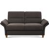 CAVADORE Wyk Divani, ingegnerizzato Poliestere Legno Poliuretano Molle in Acciaio, Alvaro Espresso, Sofa 2-sitzig