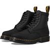 Dr. Martens 31142001, Anfibi Unisex-Adulto, Black Lapstone Black Poly Rip Stop, 39 EU
