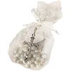 Mopec rosarios di Perline, Argento, 9 x 7.5 x 3 cm, 2 Pezzi