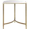 Safavieh Hudson Accent Tavolo, in Metallo, Colore: Oro, con Specchio