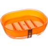 Excelsa Linea Bagno Portasapone, Plastica, Arancione