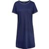 Calida Sweet Dreams Camicia da Notte, Blu (Peacoat Blue 488), 52 (Taglia Produttore: Large) Donna