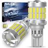 NATGIC T15 LED Luce Inversa, 2PCS W16W 921 912 LED Lampadine con Lente Canbus Error Free Xenon Bianco 6000K 4000ML 33PCS Chips per Auto Lampadine di Backup, Luci di Marcia Diurne, Luci di Inversione