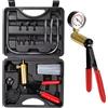 WiMas Kit di spurgo Freni Manuale Spurgo Freni a Vuoto, Kit di Prova di Pressione Strumento di spurgo del Liquido dei Freni con adattatori per Moto Veicolo autocarro